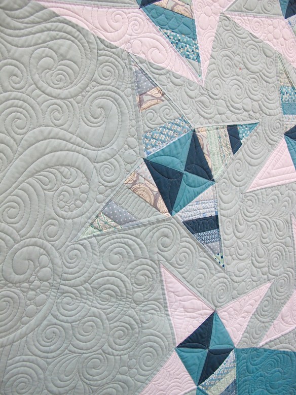 Rocky Road to Kansas Refreshed by Cheryl Brady, quilted by Tia Curtis Rocky Road to Kansas Refreshed by Cheryl Brady, quilted by Tia Curtis