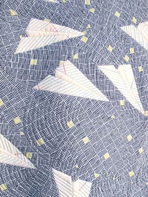 Aerodynamics by Heather Givens, quilted by Karen McTavish Aerodynamics by Heather Givens, quilted by Karen McTavish