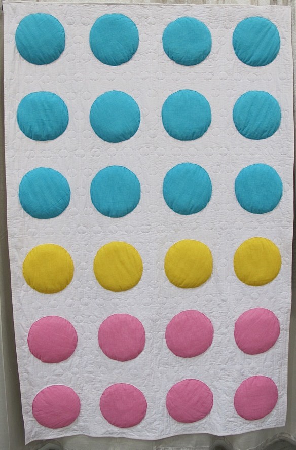 Candy Dots by Samarra Khaja, quilted by Jeanne Jenkins Candy Dots by Samarra Khaja, quilted by Jeanne Jenkins