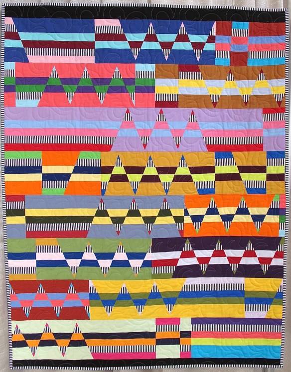 I've Got Your Back by Cindy Wiens, quilted by Darby Myers I've Got Your Back by Cindy Wiens, quilted by Darby Myers