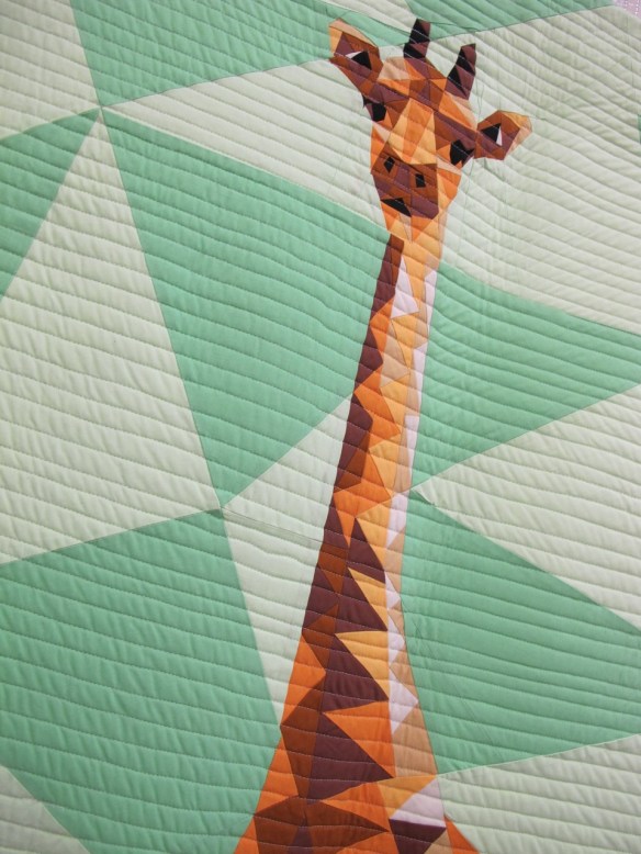 Jungle Abstractions: The Giraffe by Violet Craft, pieced by Jaime Young Jungle Abstractions: The Giraffe by Violet Craft, pieced by Jaime Young