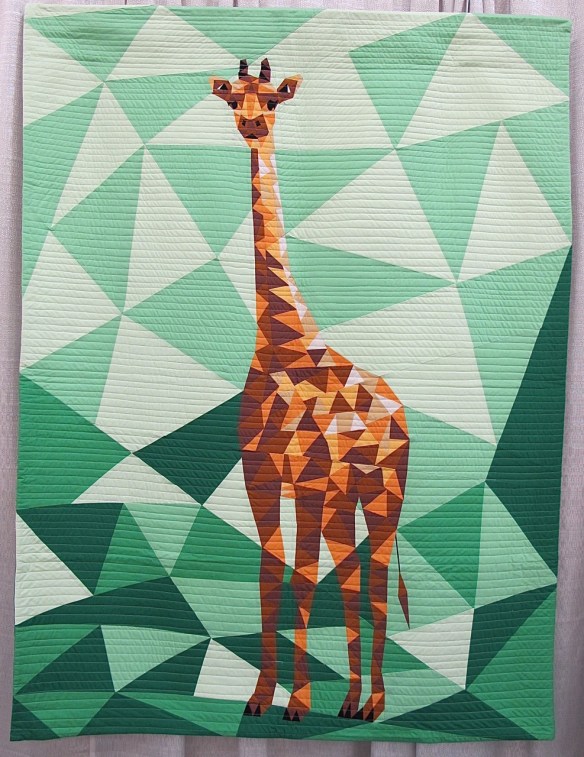 Jungle Abstractions: The Giraffe by Violet Craft, pieced by Jaime Young Jungle Abstractions: The Giraffe by Violet Craft, pieced by Jaime Young