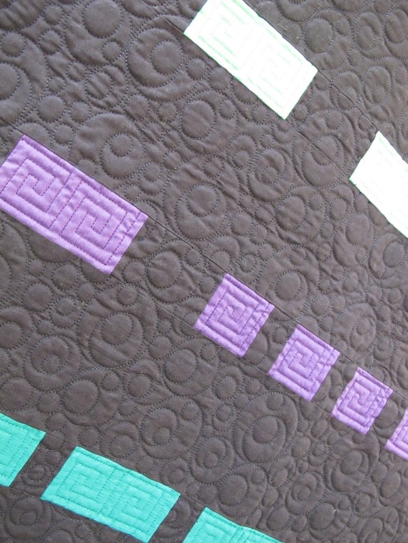 Message in the Dark by Sarah Maxwell, quilted by Sarabeth Rebe Message in the Dark by Sarah Maxwell, quilted by Sarabeth Rebe