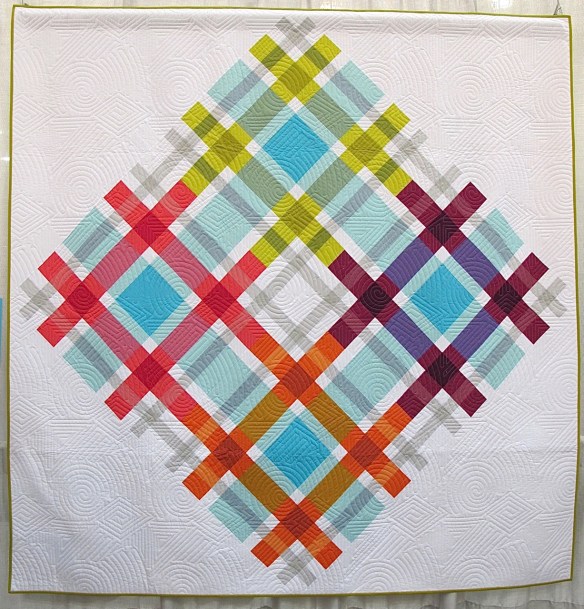 Plaid on Point by Jennifer Jones Rossotti. quilted by Darby Myers, quiltedsquid.blogspot.com Plaid on Point by Jennifer Jones Rossotti. quilted by Darby Myers, quiltedsquid.blogspot.com