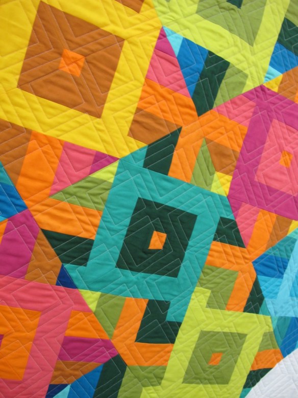 Square Dance by Carol Dennis, quilted by Michelle Kitto Square Dance by Carol Dennis, quilted by Michelle Kitto