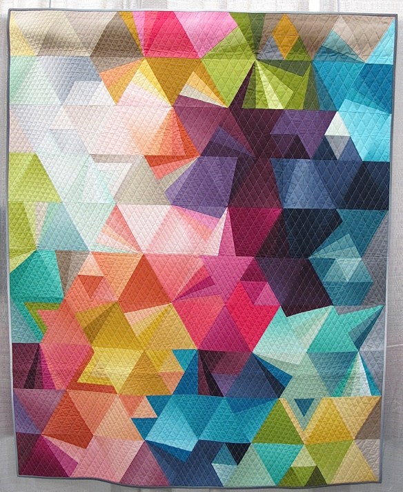 Tesselation 4 by Nydia Kehnle, quilted by Gina Pina Tesselation 4 by Nydia Kehnle, quilted by Gina Pina