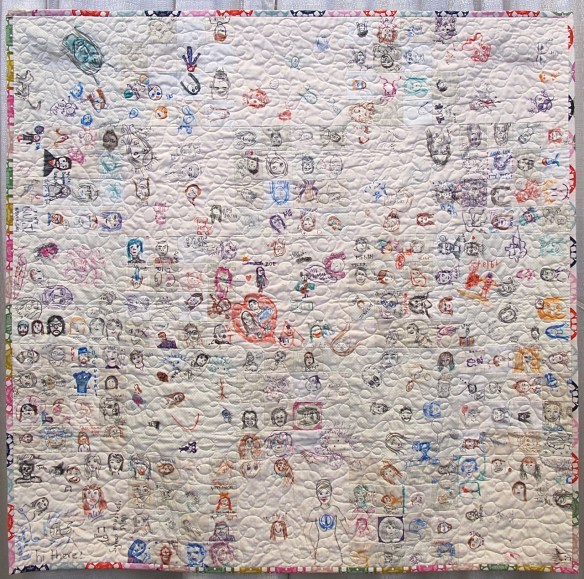 Group Self Portrait by Gina Pina and the Austin Modern Quilt Guild Group Self Portrait by Gina Pina and the Austin Modern Quilt Guild