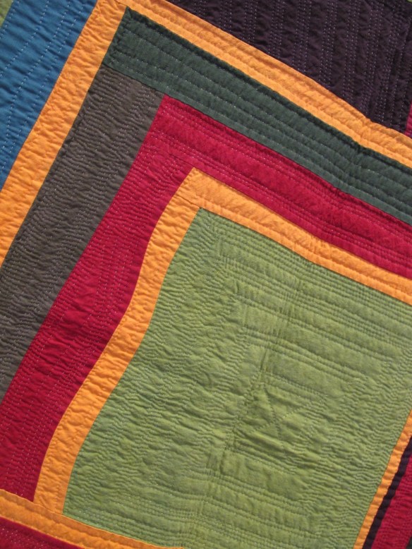 Liberated Log Cabin Medallion by Gwen Marston Liberated Log Cabin Medallion by Gwen Marston