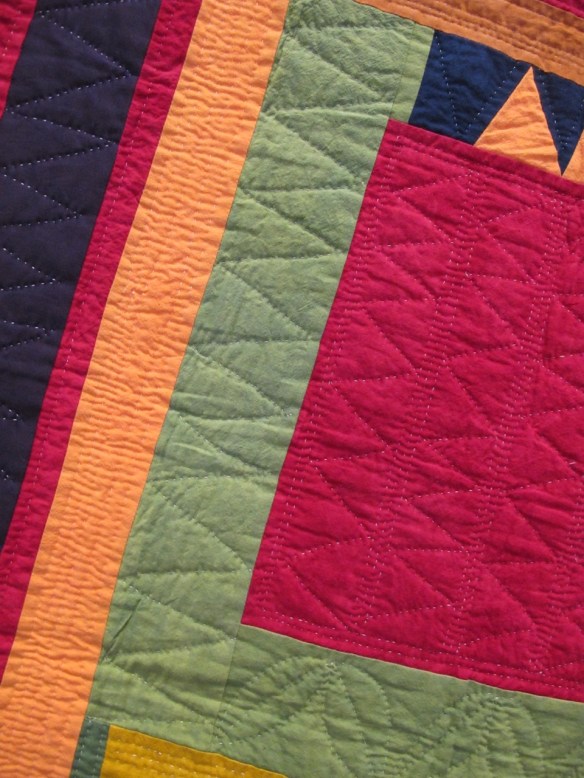 Medallion with Three Triangles by Gwen Marston Medallion with Three Triangles by Gwen Marston