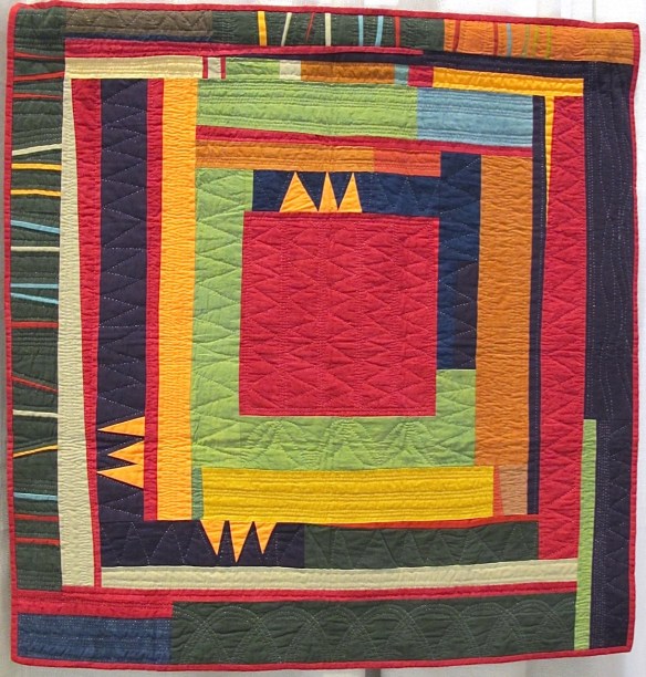 Medallion with Three Triangles by Gwen Marston Medallion with Three Triangles by Gwen Marston