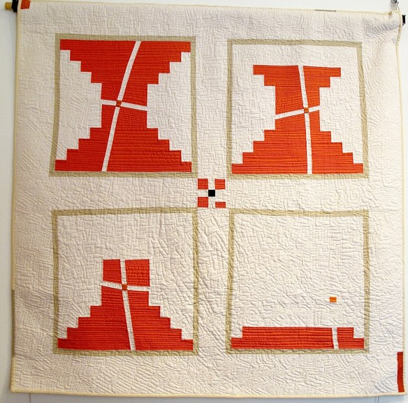 Deconstruction by Pam Rocco, quilted by Karen Foster Deconstruction by Pam Rocco, quilted by Karen Foster