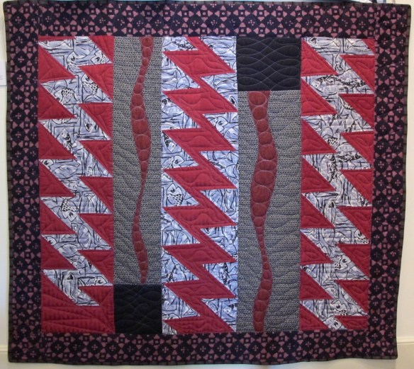 Geezer Quilt #4: Big Fish, Small Pond by Sue Mary Fox Geezer Quilt #4: Big Fish, Small Pond by Sue Mary Fox