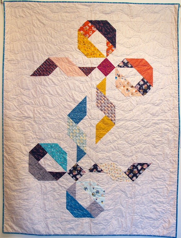 Twice Tied by Kim Andersson, Quilted by Terri Carpenter