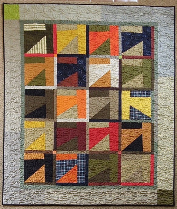 Hatchet by Pam Rocco, quilted by Linda Barbin Hatchet by Pam Rocco, quilted by Linda Barbin
