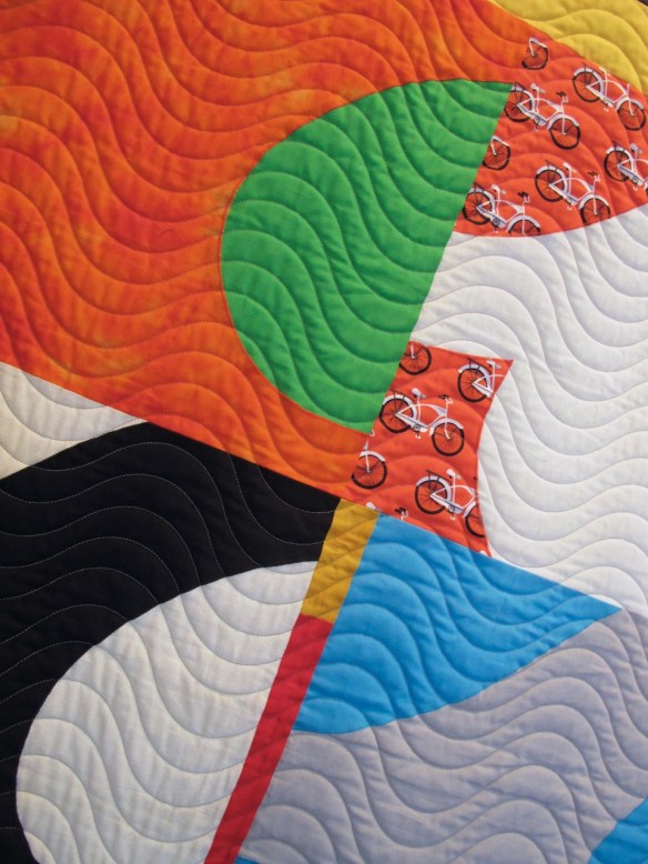 Cursive by Pam Rocco, quilted by Linda Barbin Cursive by Pam Rocco, quilted by Linda Barbin