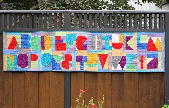 I Spy The Alphabet pattern by Terri Carpenter in a banner format sewn by Carol Van Zandt I Spy The Alphabet pattern by Terri Carpenter in a banner format sewn by Carol Van Zandt