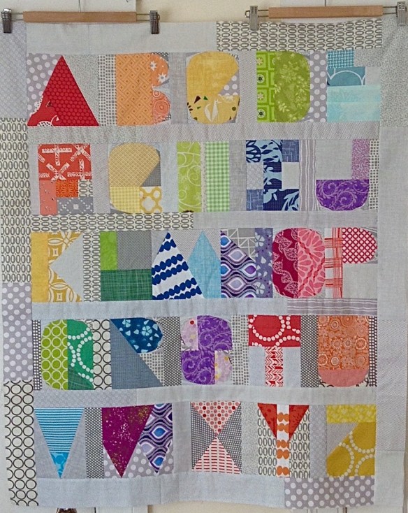 Quilt by Margaret Glendening using I Spy The Alphabet pattern by thequiltedfox.com Quilt by Margaret Glendening using I Spy The Alphabet pattern by thequiltedfox.com