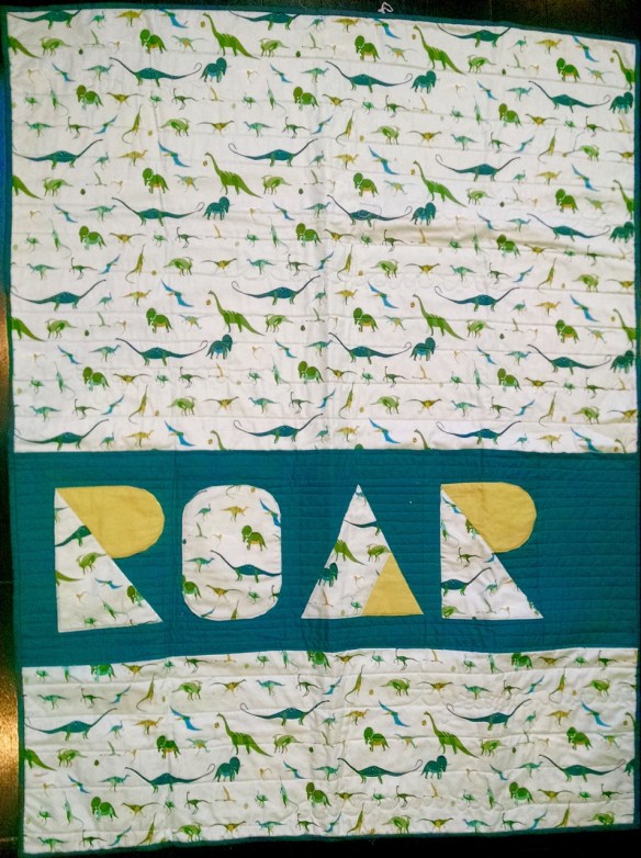 ROAR by Anna Carloni using I Spy The Alphabet pattern by Terri Carpenter 