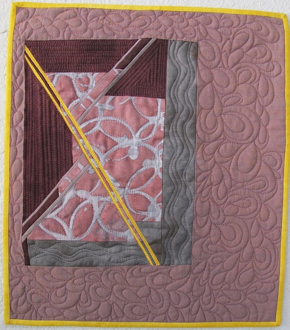 Miniature quilt by Cathy Miranker Miniature quilt by Cathy Miranker