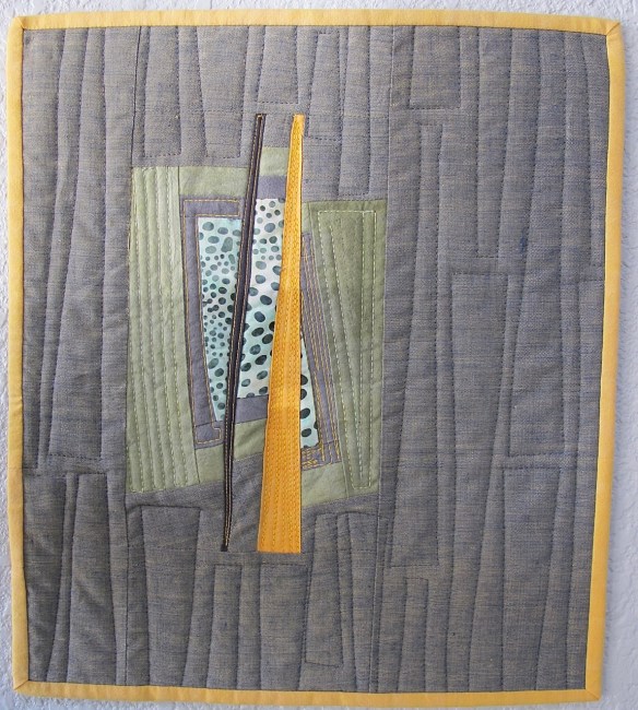 Miniature quilt by Cathy Miranker Miniature quilt by Cathy Miranker