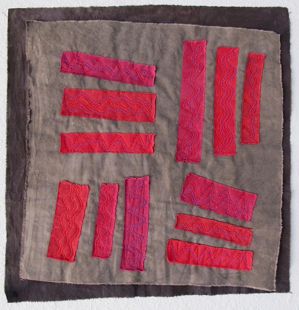 Miniature quilt by Cathy Miranker Miniature quilt by Cathy Miranker