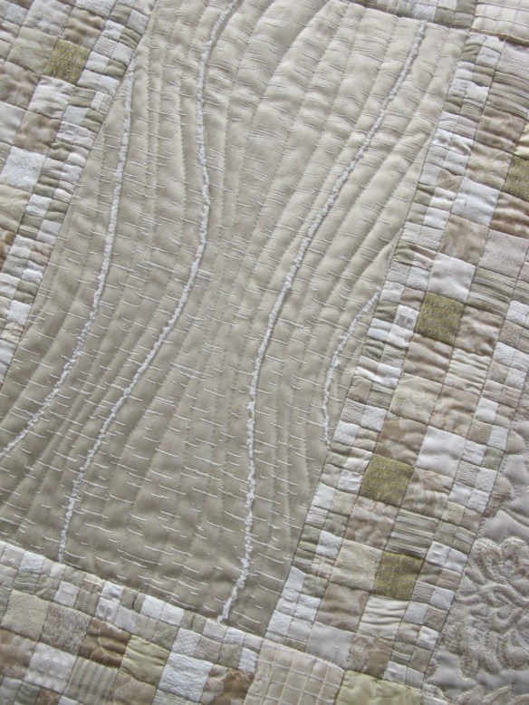 LIke a Prayer Wall- A meditation for world peace by Leonard Pinna, quilted by Rebecca Rohrkaste and Sue Fox