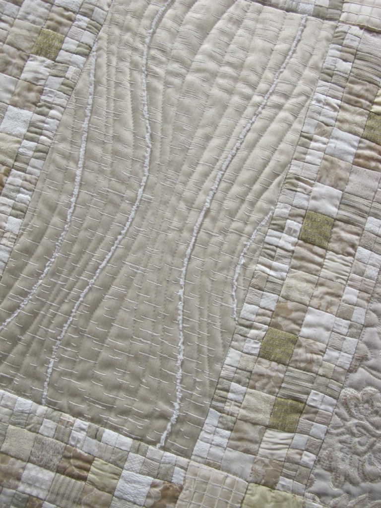 LIke a Prayer Wall- A meditation for world peace by Leonard Pinna, quilted by Rebecca Rohrkaste and Sue Fox