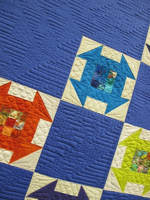 Untitled by Juna Carle, quilted by Teresa Silva Untitled by Juna Carle, quilted by Teresa Silva