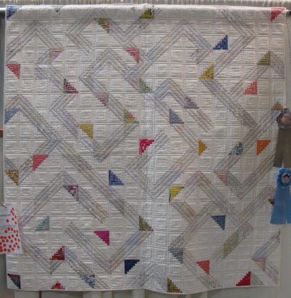 Whimsical Logs by Letitia Chung, quilted by Laurie Grant Whimsical Logs by Letitia Chung, quilted by Laurie Grant