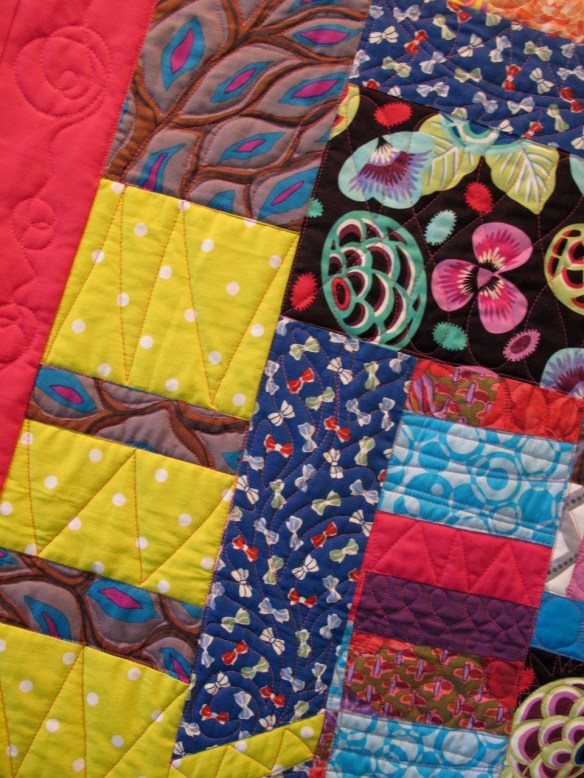 Lift Off by Chancy Fessler and EBMQ, quilted by Sue Fox