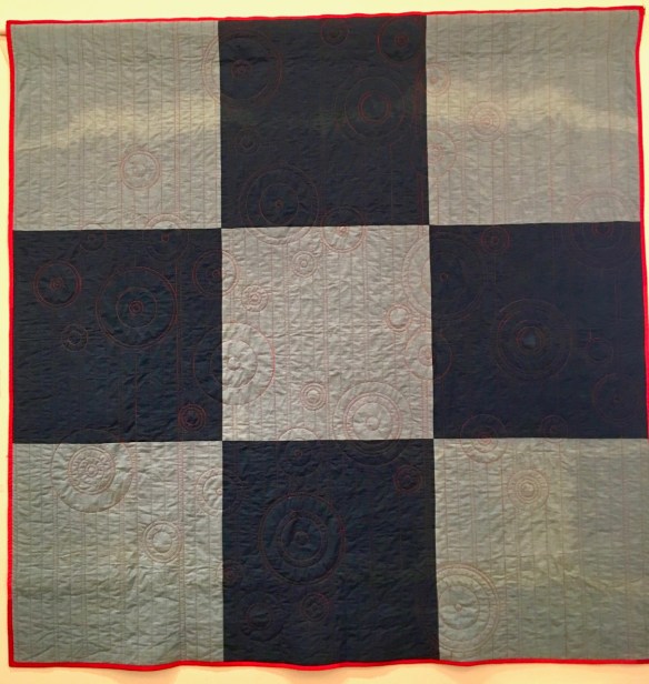 Nine-patch- Another Rainy Day in Berkeley by Sue Mary Fox