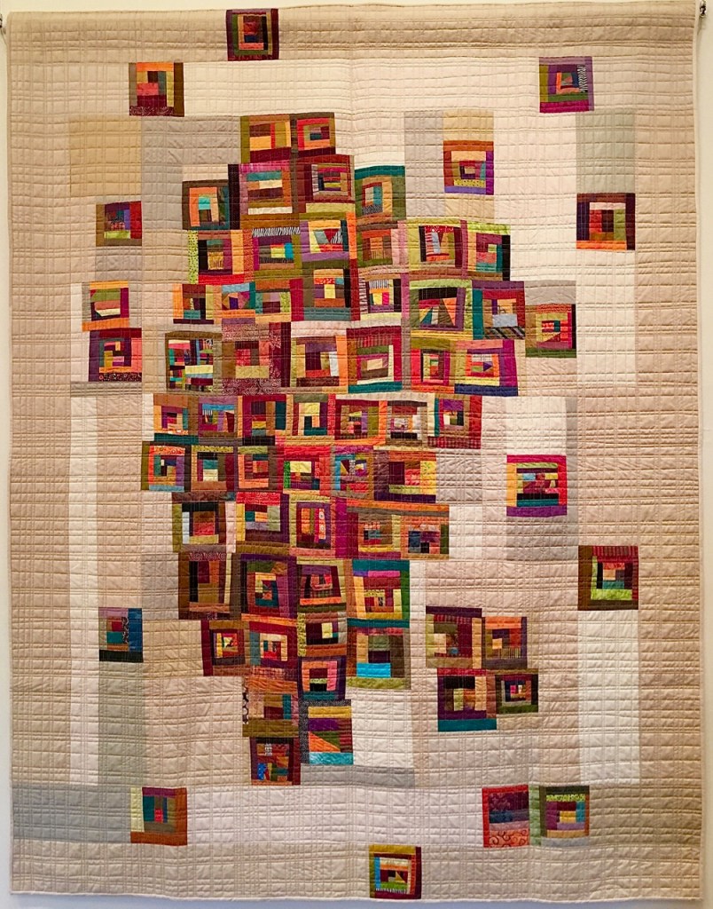 Untitled by Patricia Smith, quilted by Sue Fox