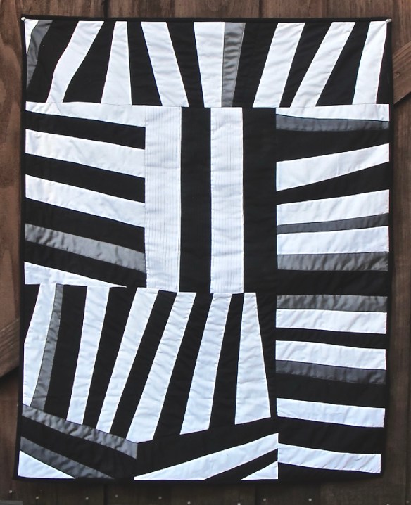 Tux Shirt by Carol Van Zandt. Quilting by Hello Stitch