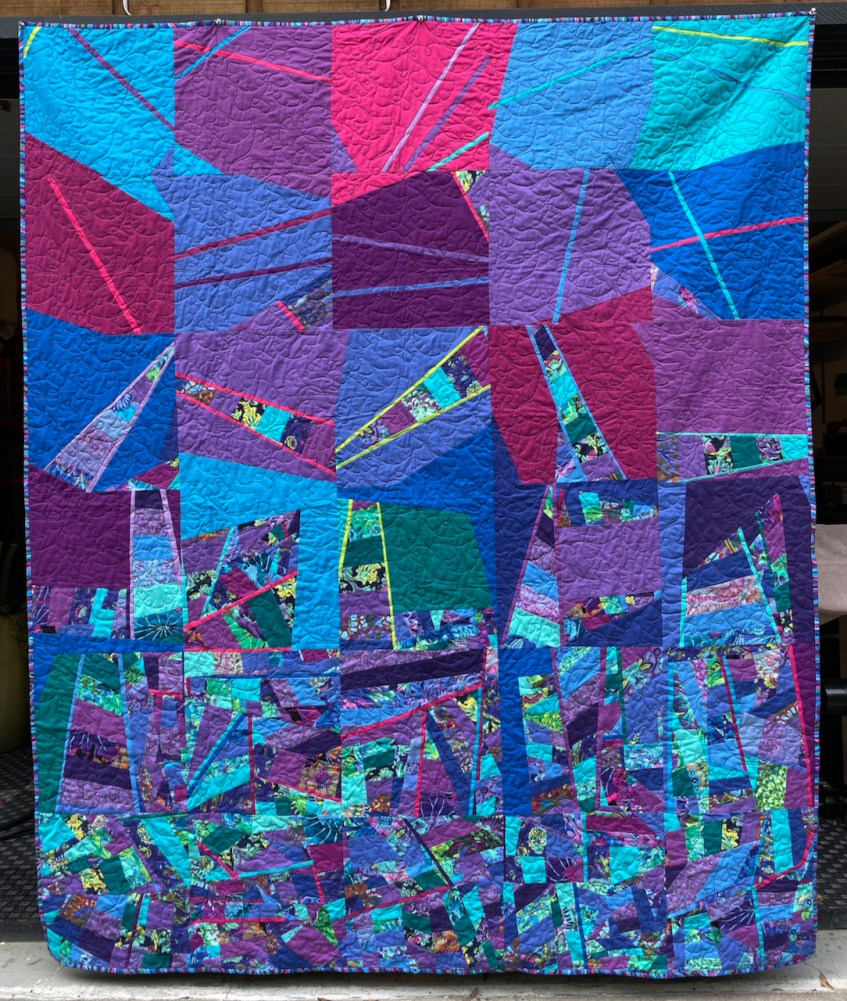 For Lily and Alex by Carol Van Zandtquilted by Hello Stitch, 85" x 71"