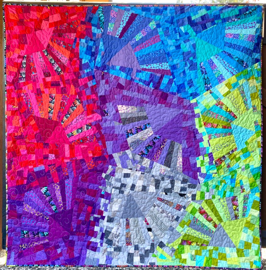 For Karen by Carol Van Zandt, quilted by Hello Stitch